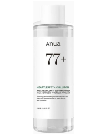 Anua – Heartleaf 77+ Hyaluron Soothing Toner 250ml